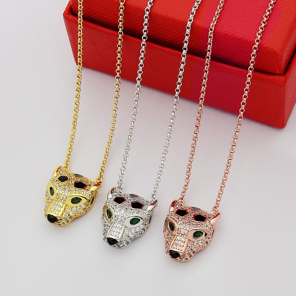 [Eterna Jewels]PANTHERE FULL DIAMOND NECKLACE