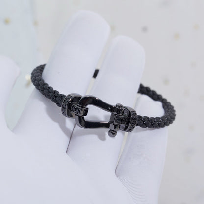 [Eterna Jewels]FORCE LARGE SERIE HUFEISEN SCHWARZ SAMURAI ARMBAND