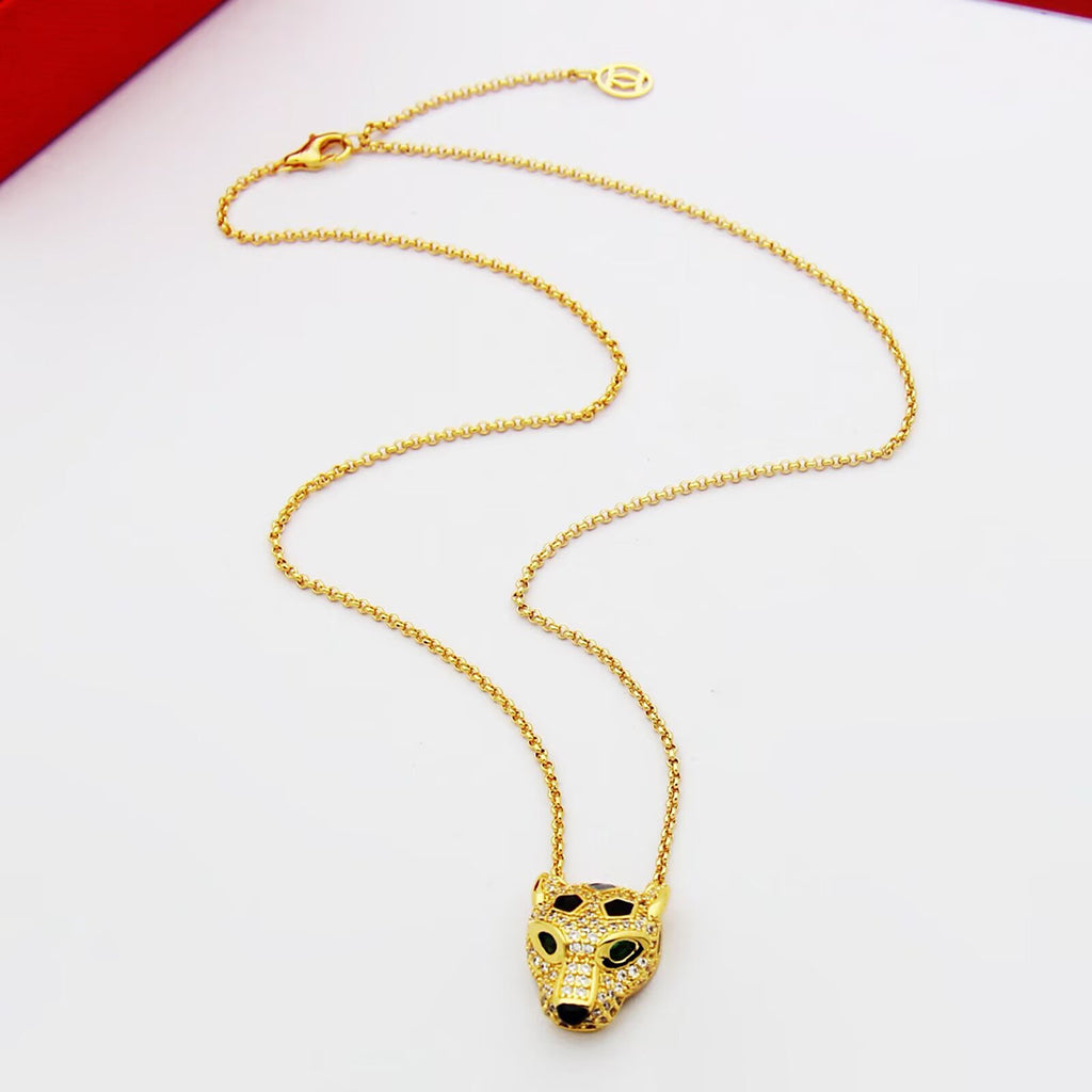 [Eterna Jewels]PANTHERE FULL DIAMOND NECKLACE