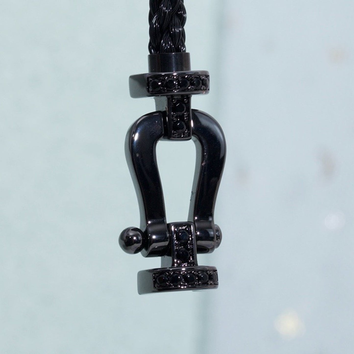 [Eterna Jewels]FORCE LARGE SERIE HUFEISEN SCHWARZ SAMURAI ARMBAND