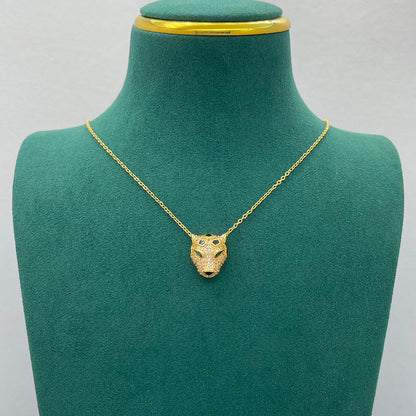 [Eterna Jewels]PANTHERE FULL DIAMOND NECKLACE