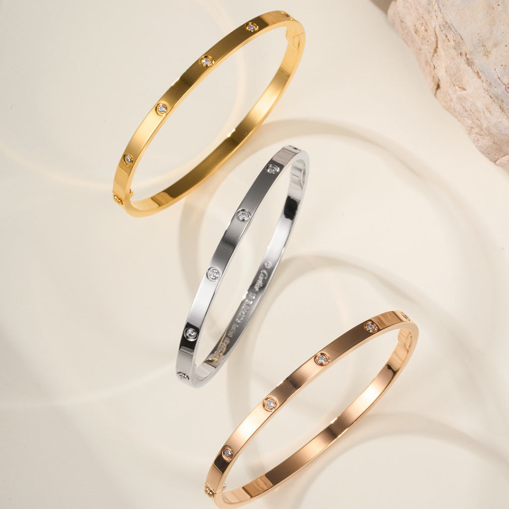 [Eterna Jewels]LOVE BRACELET 3.65MM 10 DIAMONDS