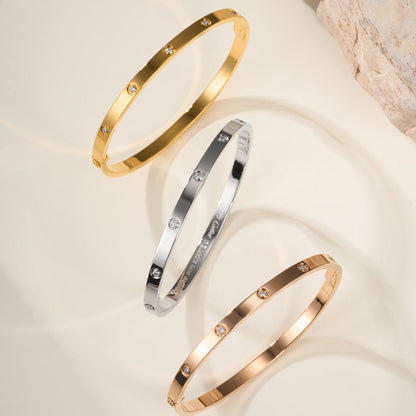 [Eterna Jewels]LOVE BRACELET 3.65MM 10 DIAMONDS