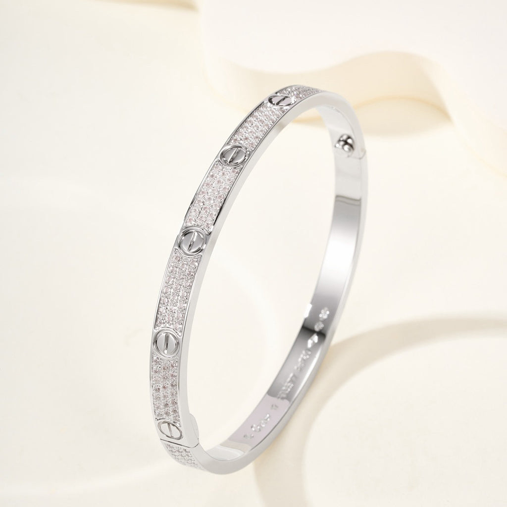 [Eterna Jewels]LOVE BRACELET 4.8MM DIAMOND-PAVED