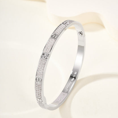 [Eterna Jewels]LOVE BRACELET 4.8MM DIAMOND-PAVED