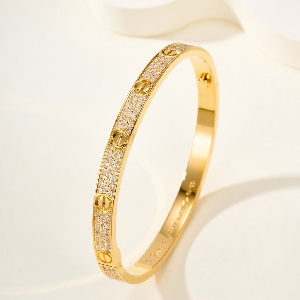 [Eterna Jewels]LOVE BRACELET 4.8MM DIAMOND-PAVED
