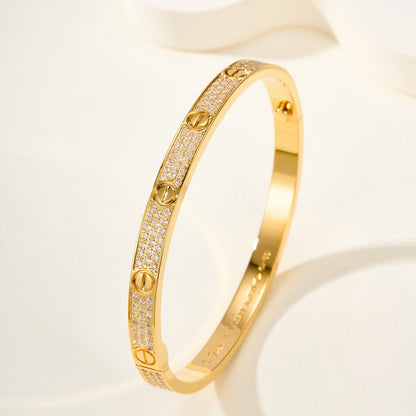 [Eterna Jewels]LOVE BRACELET 4.8MM DIAMOND-PAVED