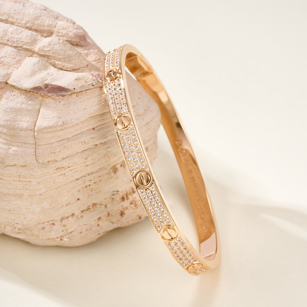 [Eterna Jewels]LOVE BRACELET 4.8MM DIAMOND-PAVED