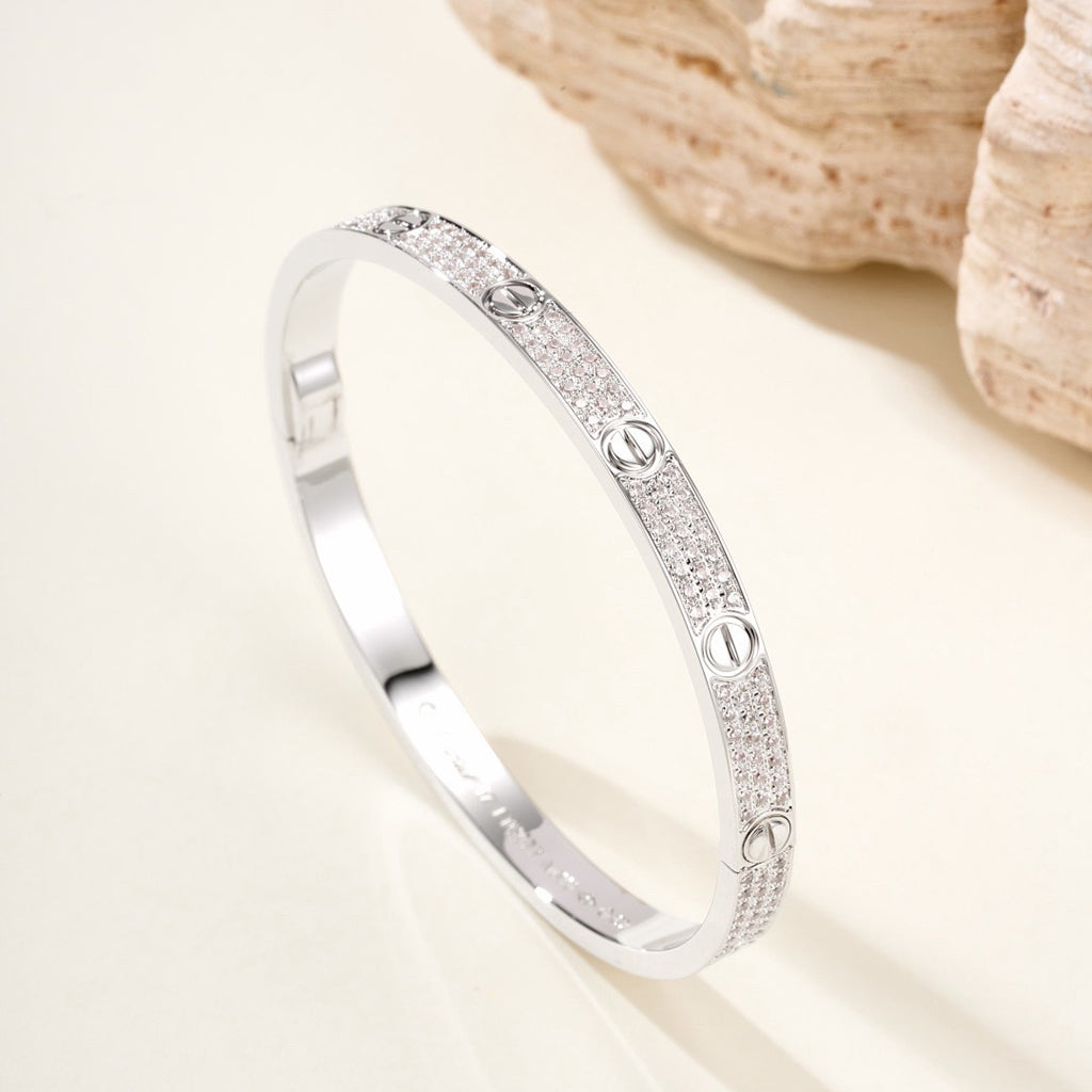 [Eterna Jewels]LOVE BRACELET 4.8MM DIAMOND-PAVED