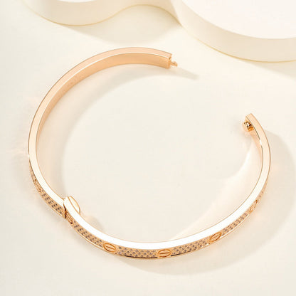 [Eterna Jewels]LOVE BRACELET 4.8MM DIAMOND-PAVED
