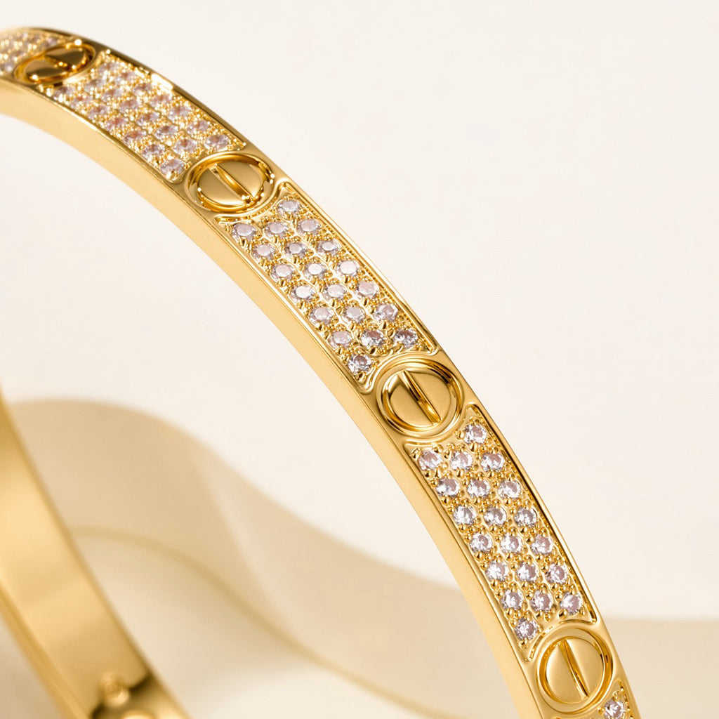 [Eterna Jewels]LOVE BRACELET 4.8MM DIAMOND-PAVED