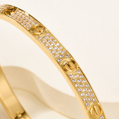 [Eterna Jewels]LOVE BRACELET 4.8MM DIAMOND-PAVED