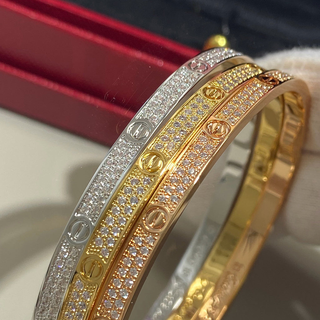 [Eterna Jewels]LOVE BRACELET 3.65MM DIAMOND-PAVED
