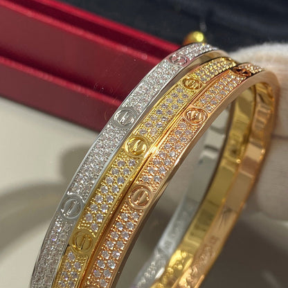 [Eterna Jewels]LOVE BRACELET 3.65MM DIAMOND-PAVED