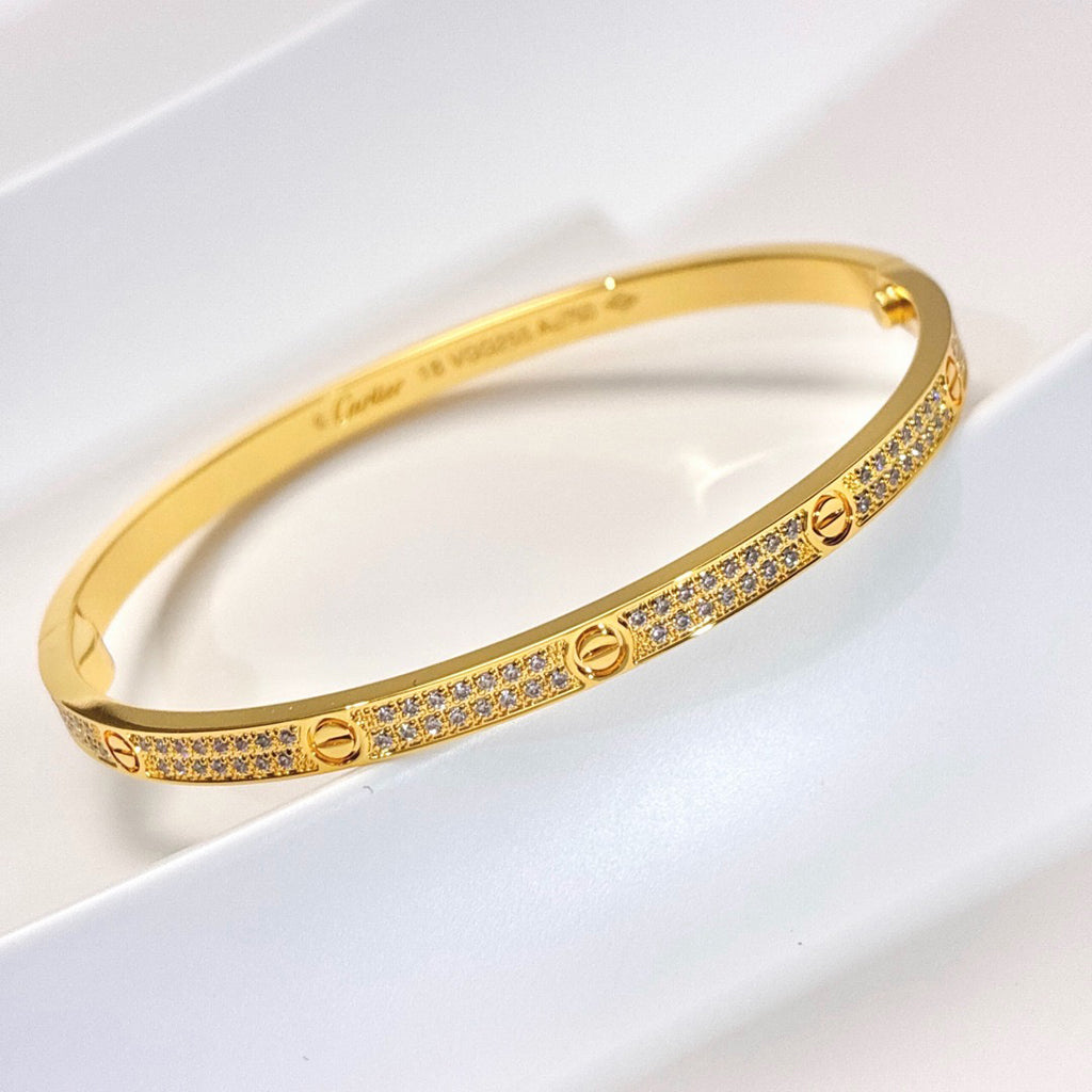 [Eterna Jewels]LOVE BRACELET 3.65MM DIAMOND-PAVED
