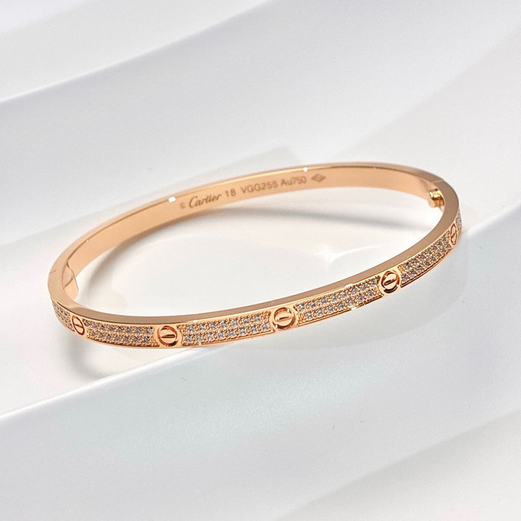 [Eterna Jewels]LOVE BRACELET 3.65MM DIAMOND-PAVED