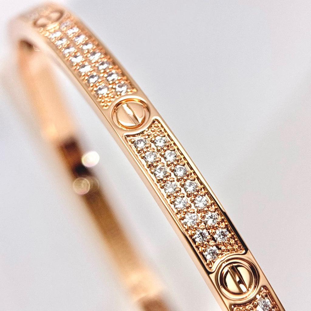 [Eterna Jewels]LOVE BRACELET 3.65MM DIAMOND-PAVED