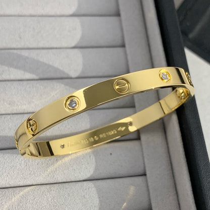 [Eterna Jewels]LOVE BRACELET 6.1MM 4 DIAMONDS