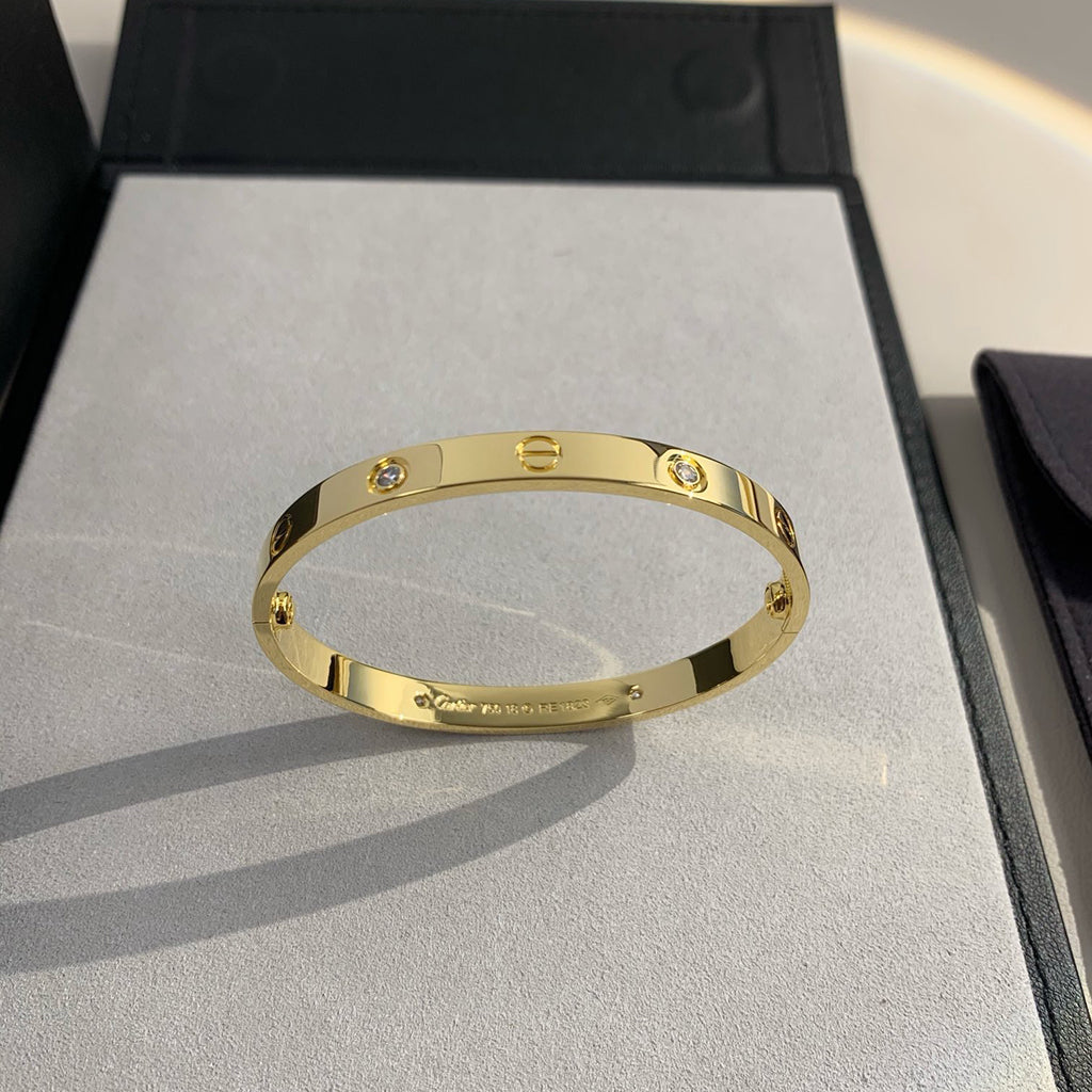 [Eterna Jewels]LOVE BRACELET 6.1MM 4 DIAMONDS