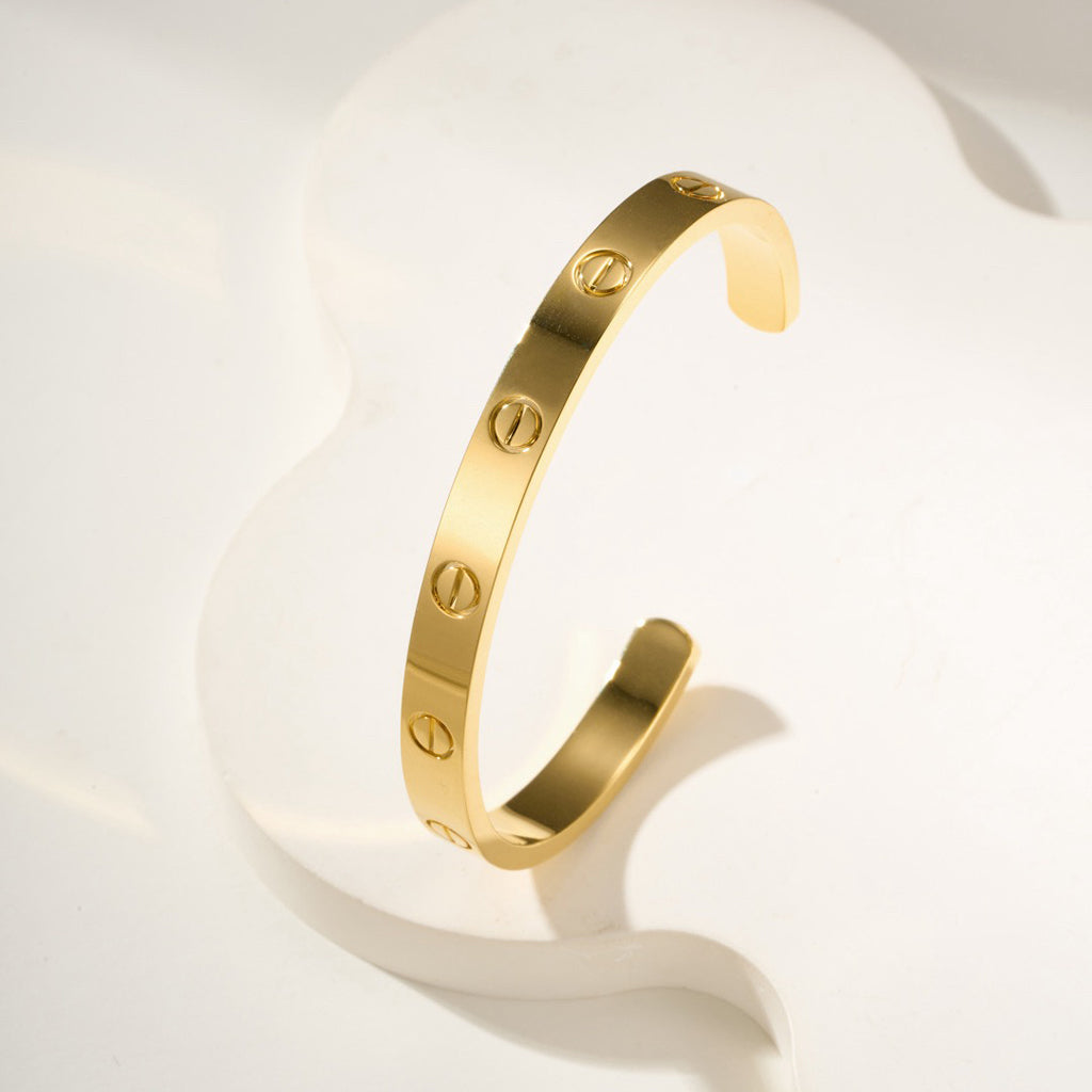 [Eterna Jewels]LOVE BRACELET 6.1MM OPEN CUFF