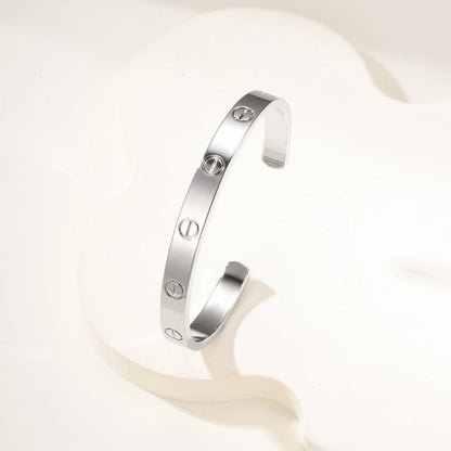 [Eterna Jewels]LOVE BRACELET 6.1MM OPEN CUFF