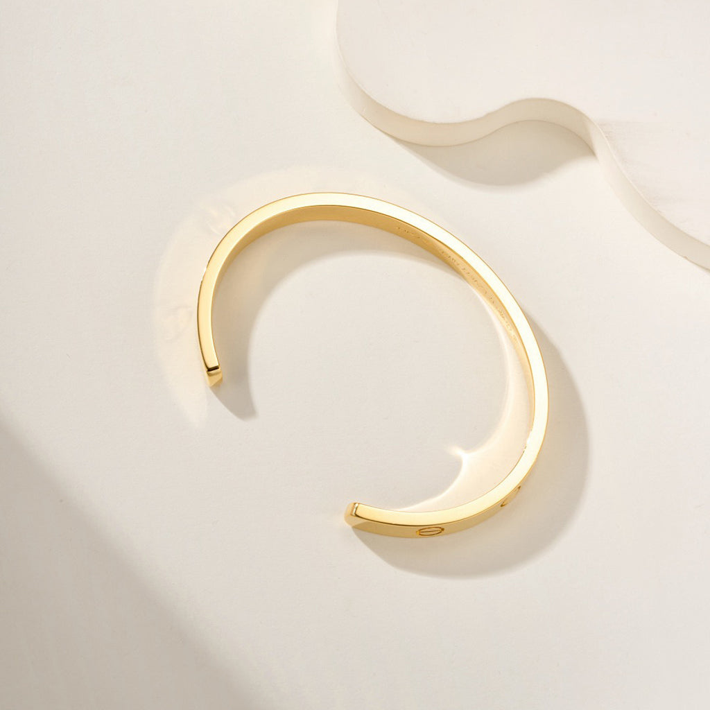 [Eterna Jewels]LOVE BRACELET 6.1MM OPEN CUFF