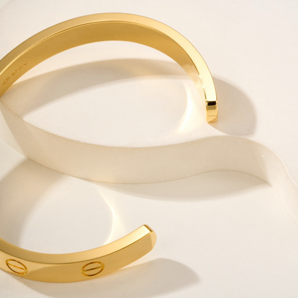 [Eterna Jewels]LOVE BRACELET 6.1MM OPEN CUFF