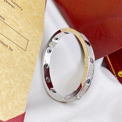 [Eterna Jewels]LOVE BRACELET 6.1MM DIAMOND-PAVED CERAMIC