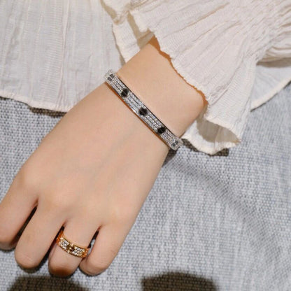 [Eterna Jewels]LOVE BRACELET 6.1MM DIAMOND-PAVED CERAMIC