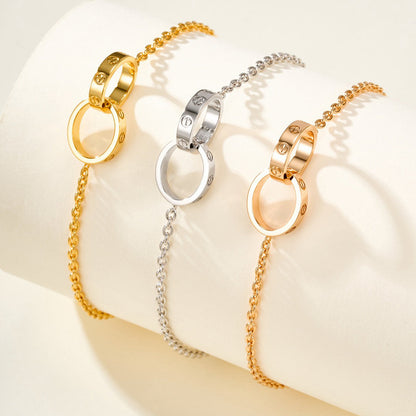 [Eterna Jewels]LOVE BRACELET DOUBLE RING