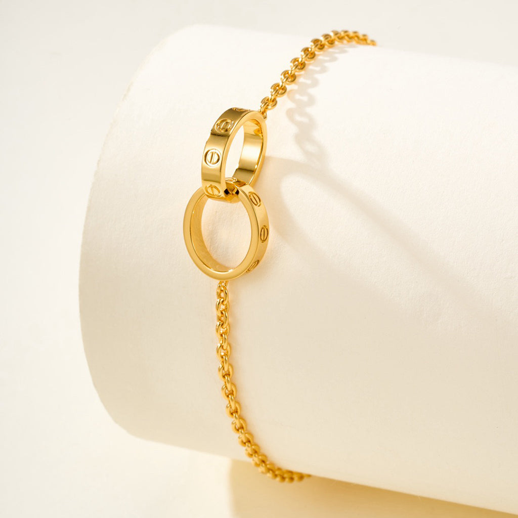 [Eterna Jewels]LOVE BRACELET DOUBLE RING