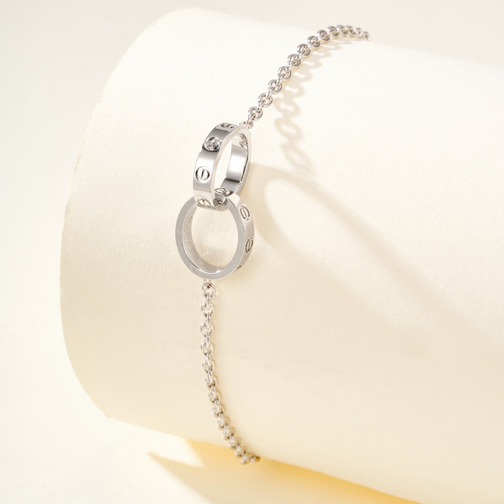 [Eterna Jewels]LOVE BRACELET DOUBLE RING