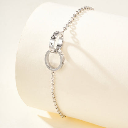 [Eterna Jewels]LOVE BRACELET DOUBLE RING