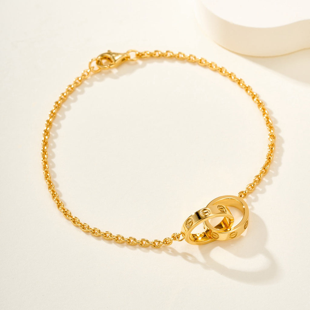 [Eterna Jewels]LOVE BRACELET DOUBLE RING