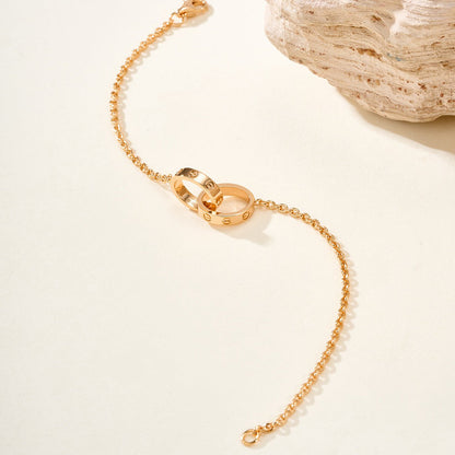[Eterna Jewels]LOVE BRACELET DOUBLE RING