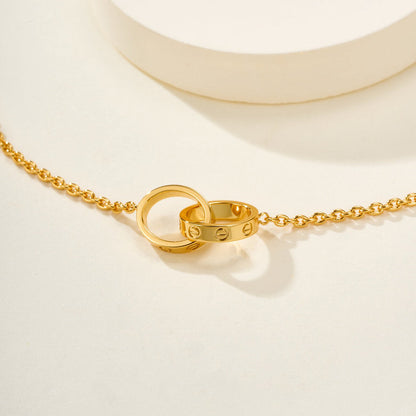 [Eterna Jewels]LOVE BRACELET DOUBLE RING
