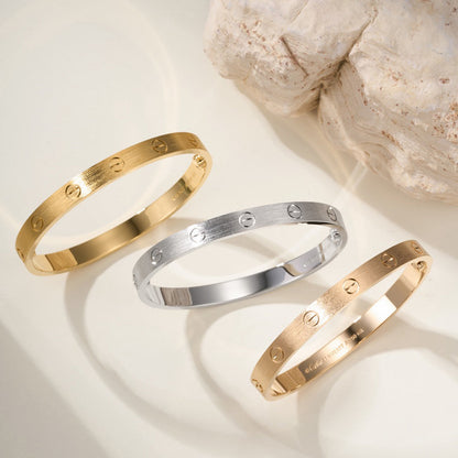 [Eterna Jewels]LOVE BRACELET 6.1MM BRUSHED