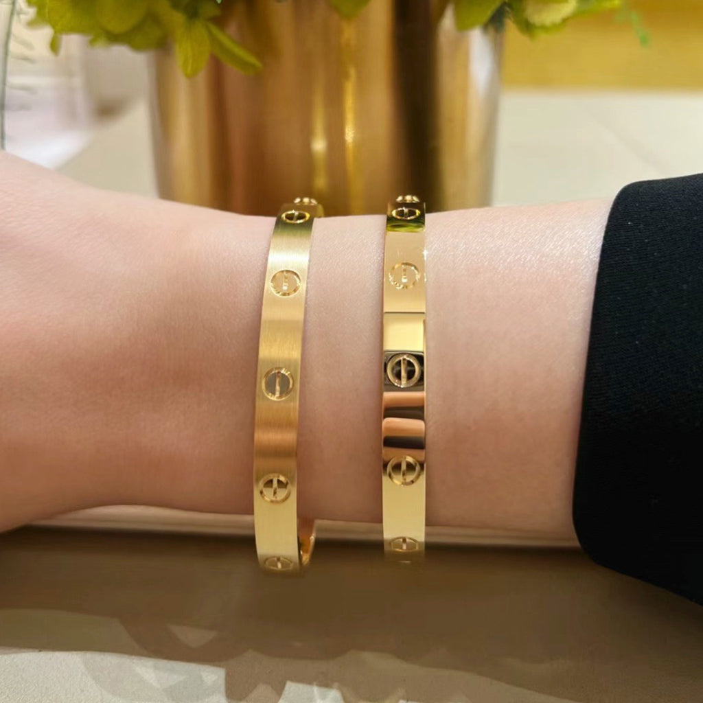 [Eterna Jewels]LOVE BRACELET 6.1MM BRUSHED