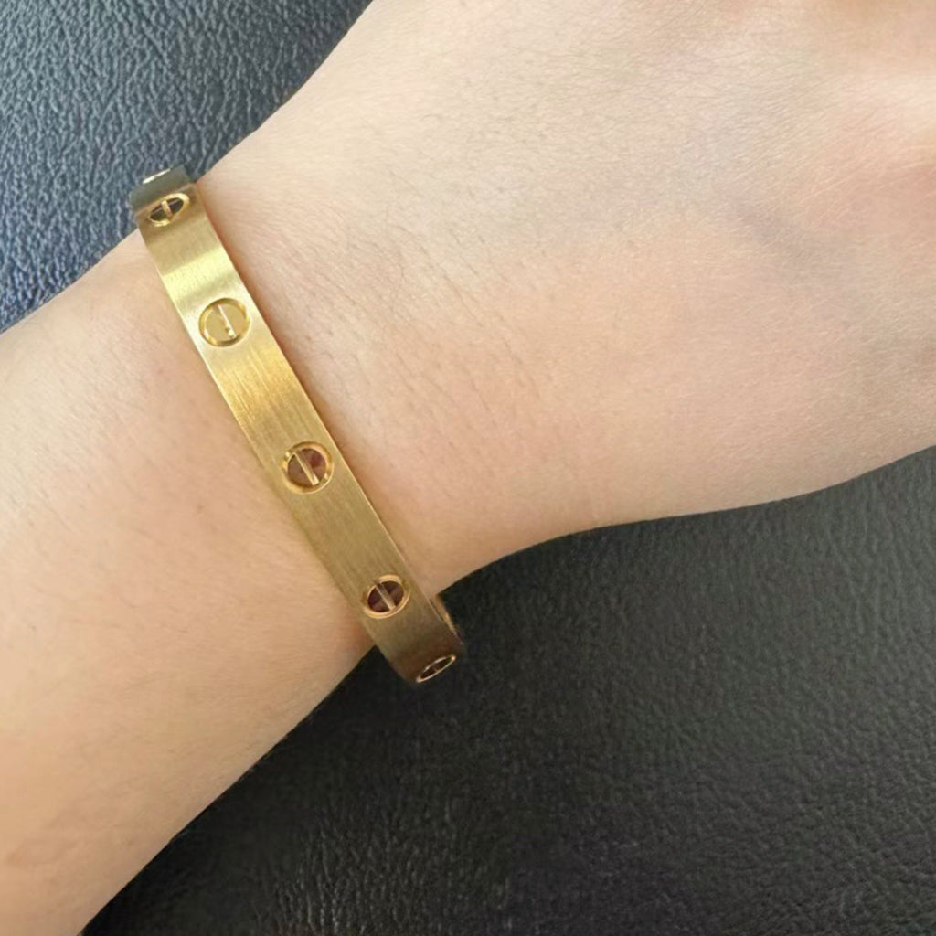 [Eterna Jewels]LOVE BRACELET 6.1MM BRUSHED