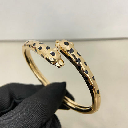 [Eterna Jewels]PANTHERE DOUBLE HEADED OPEN BRACELET