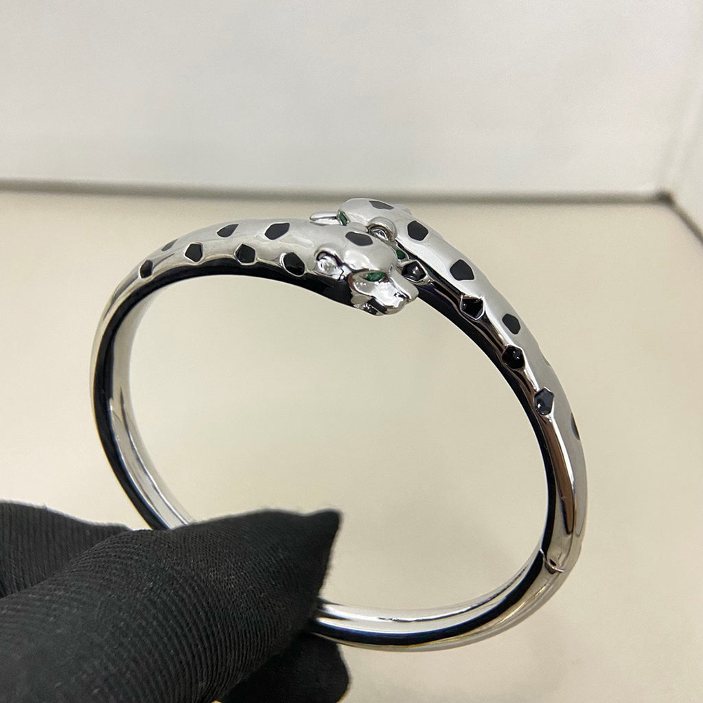 [Eterna Jewels]PANTHERE DOUBLE HEADED OPEN BRACELET