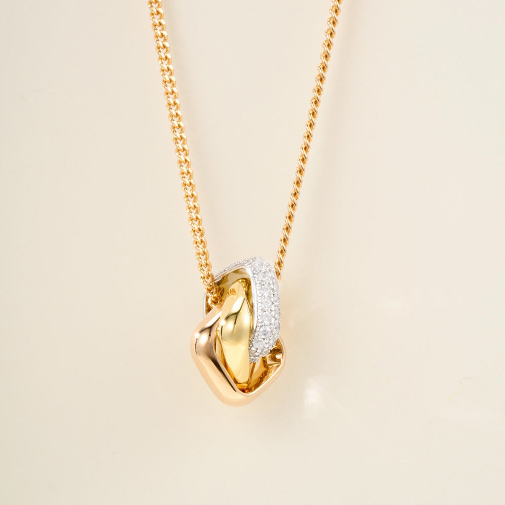 [Eterna Jewels]TRINITY CUSHION NECKLACE COLLECTION
