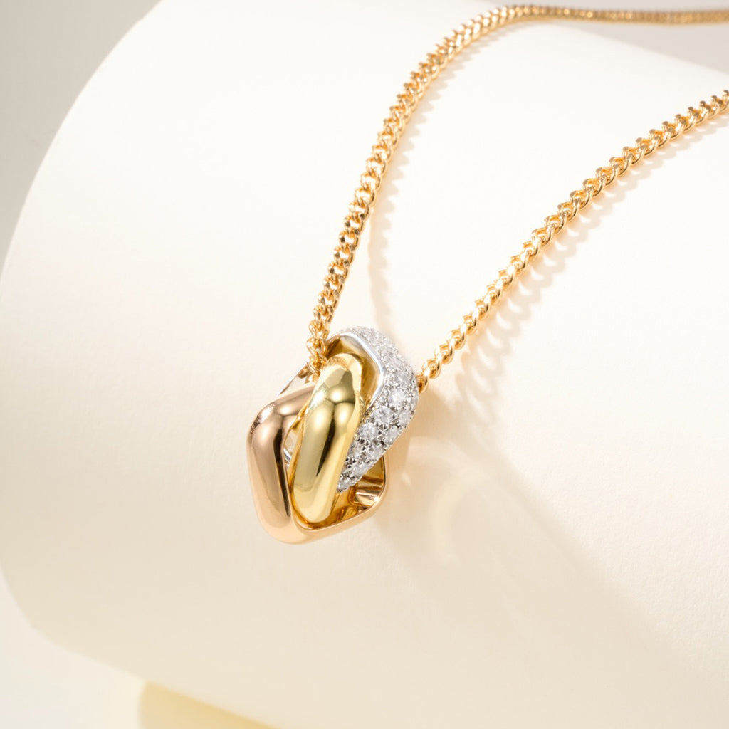 [Eterna Jewels]TRINITY CUSHION NECKLACE COLLECTION