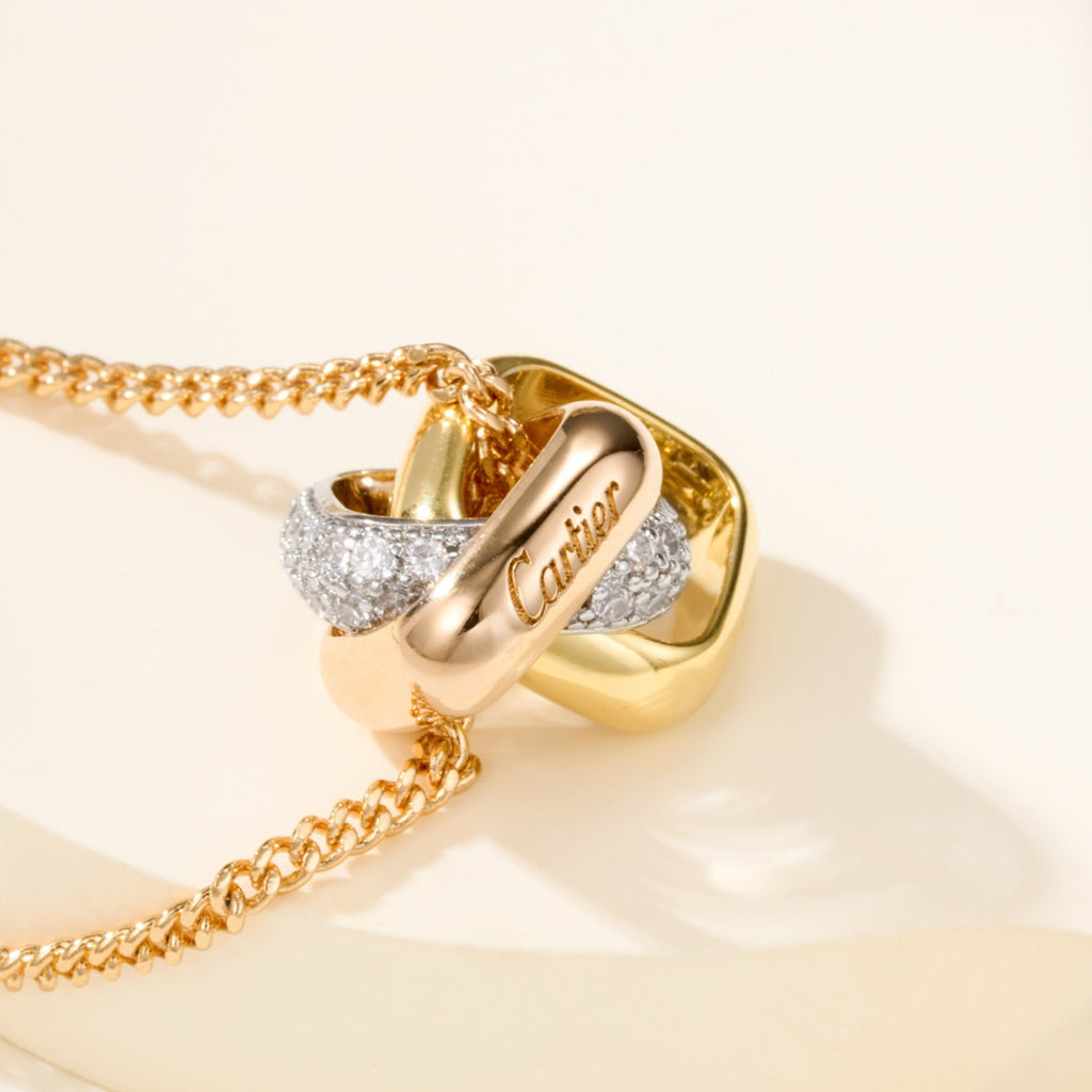 [Eterna Jewels]TRINITY CUSHION NECKLACE COLLECTION