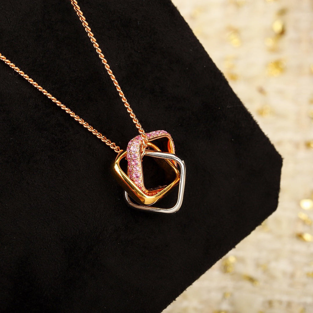 [Eterna Jewels]TRINITY CUSHION NECKLACE COLLECTION