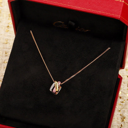 [Eterna Jewels]TRINITY CUSHION NECKLACE COLLECTION