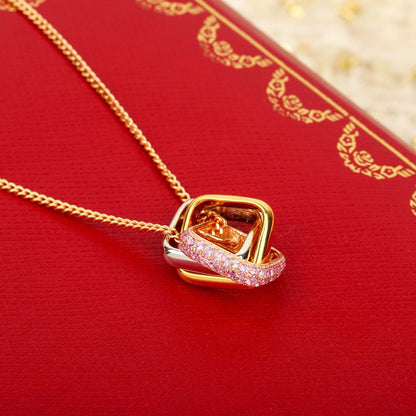 [Eterna Jewels]TRINITY CUSHION NECKLACE COLLECTION