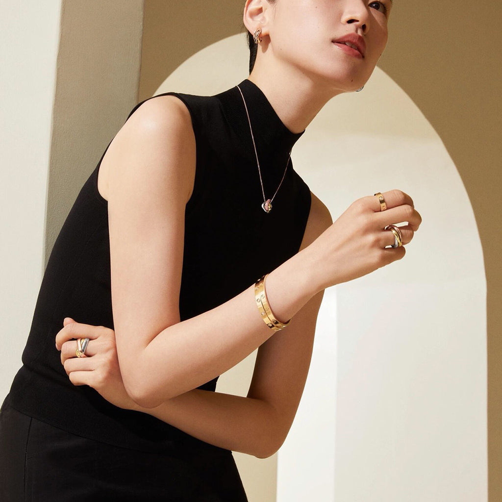 [Eterna Jewels]TRINITY CUSHION NECKLACE COLLECTION