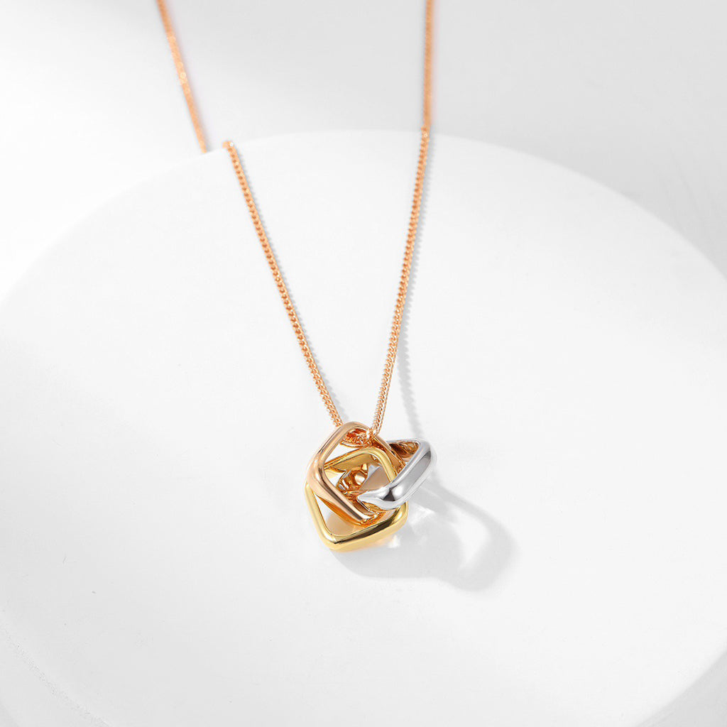 [Eterna Jewels]TRINITY CUSHION NECKLACE COLLECTION