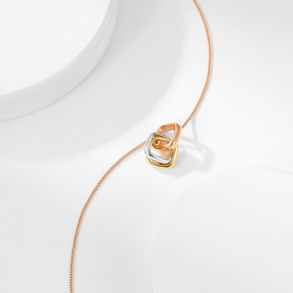 [Eterna Jewels]TRINITY CUSHION NECKLACE COLLECTION